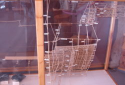 Marathon Visiter centre の展示物 Hemlo mineの坑道模型