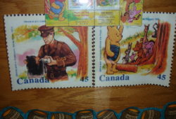 プーさんの切手デザイン